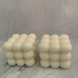 Square bubble candles