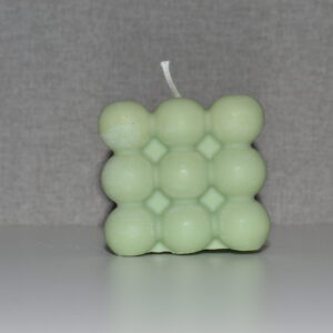 Square bubble candle