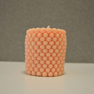 Cylinder bubble candle