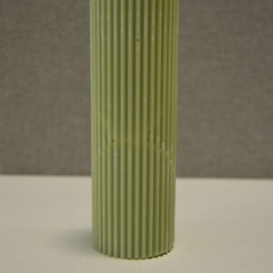 Ribbed Pillar Candle