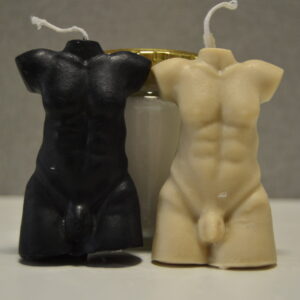 Torso Man Candle